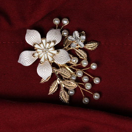 Elegantní květinová spona do vlasů