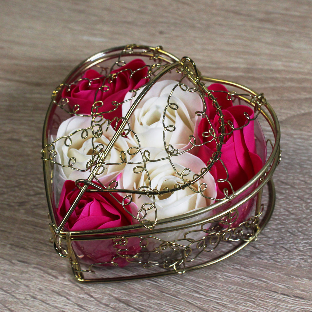 Mýdlové růže - Srdce