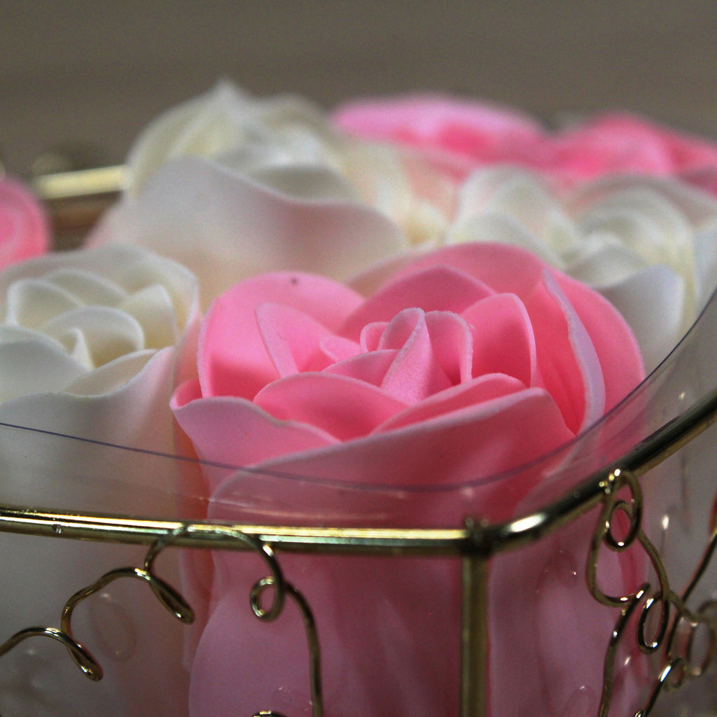 Mýdlové růže - Srdce