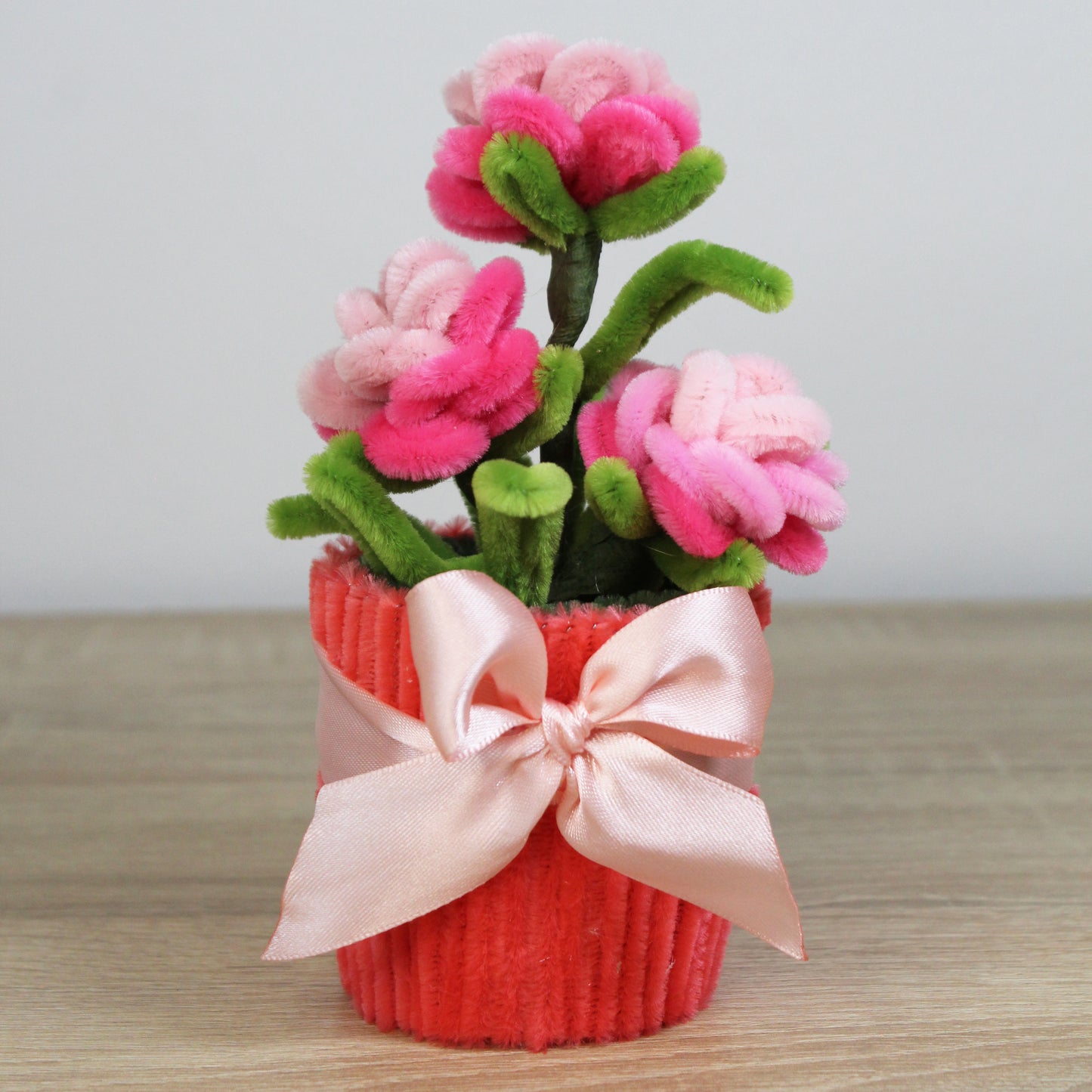 Trsová růže v květináči - malá