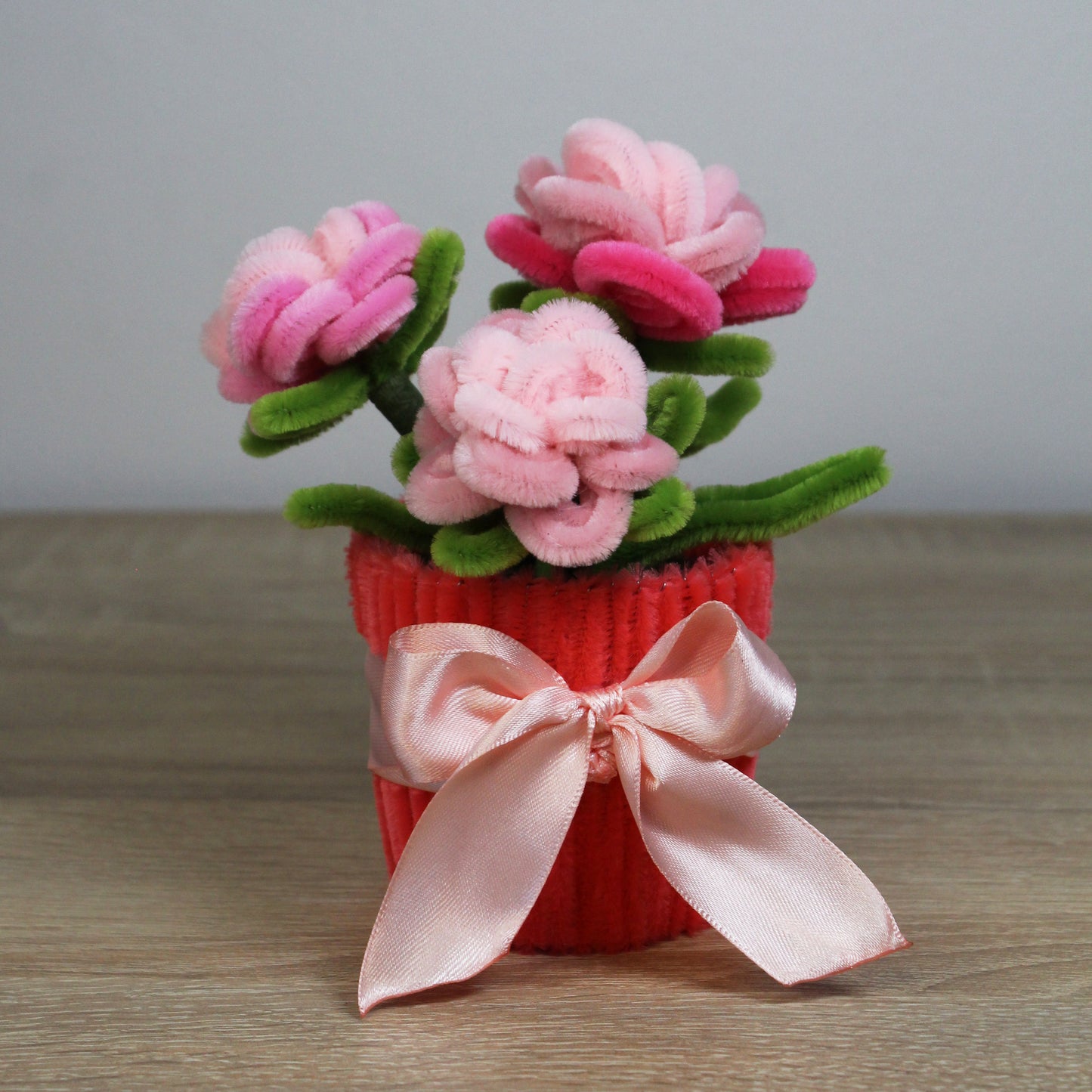 Sada na výrobu trsové růže v květináči - Malá PLUS