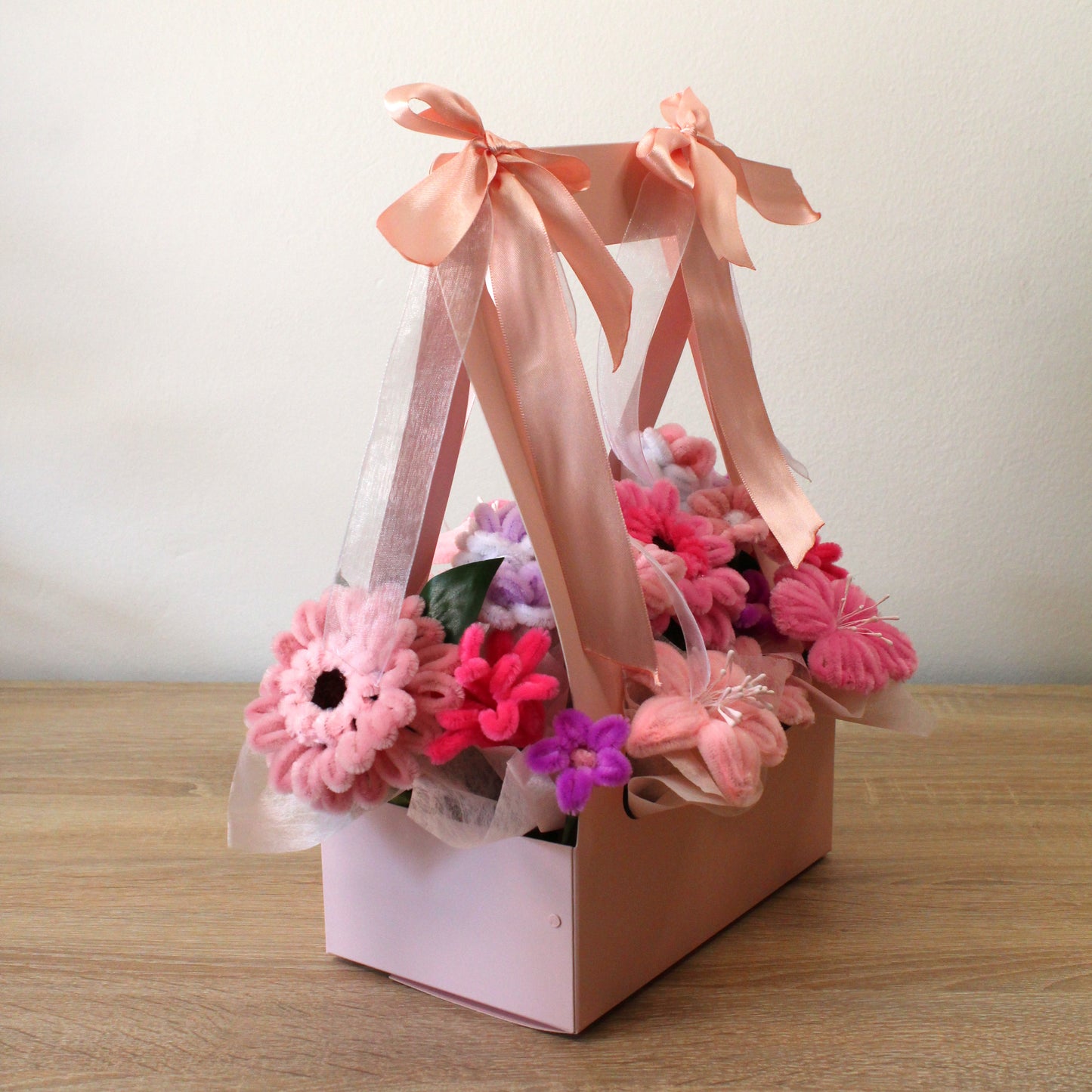 Květinová krabička - Růžová