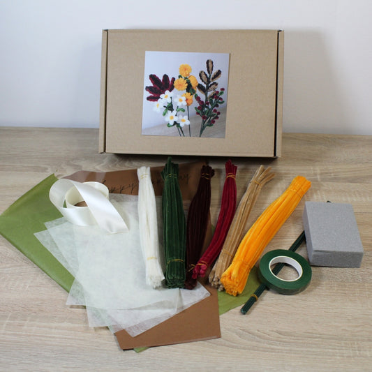 Dárková sada na výrobu podzimní kytice