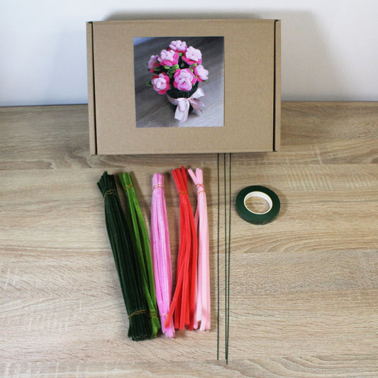 Sada na výrobu trsové růže v květináči - Velká BASIC