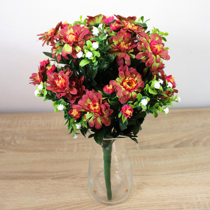 Kytice z umělých květin - Chryzantéma