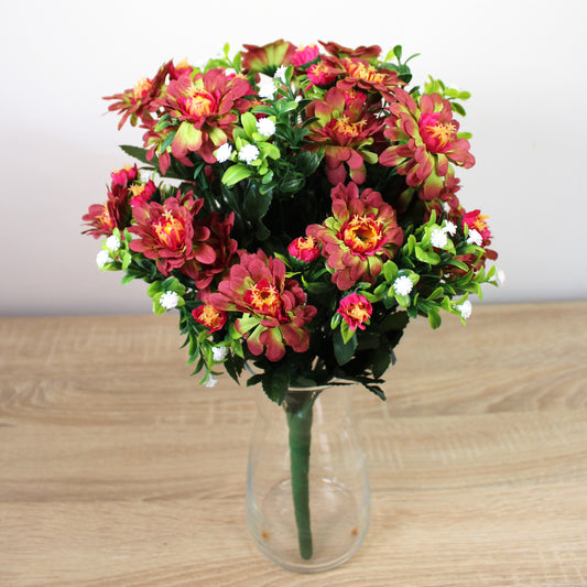 Kytice z umělých květin - Chryzantéma