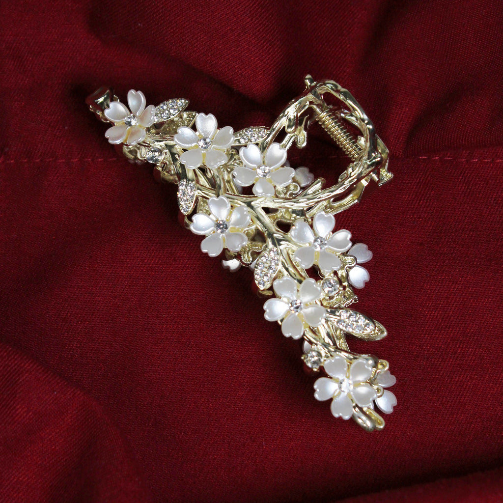 Květinový skřipec do vlasů