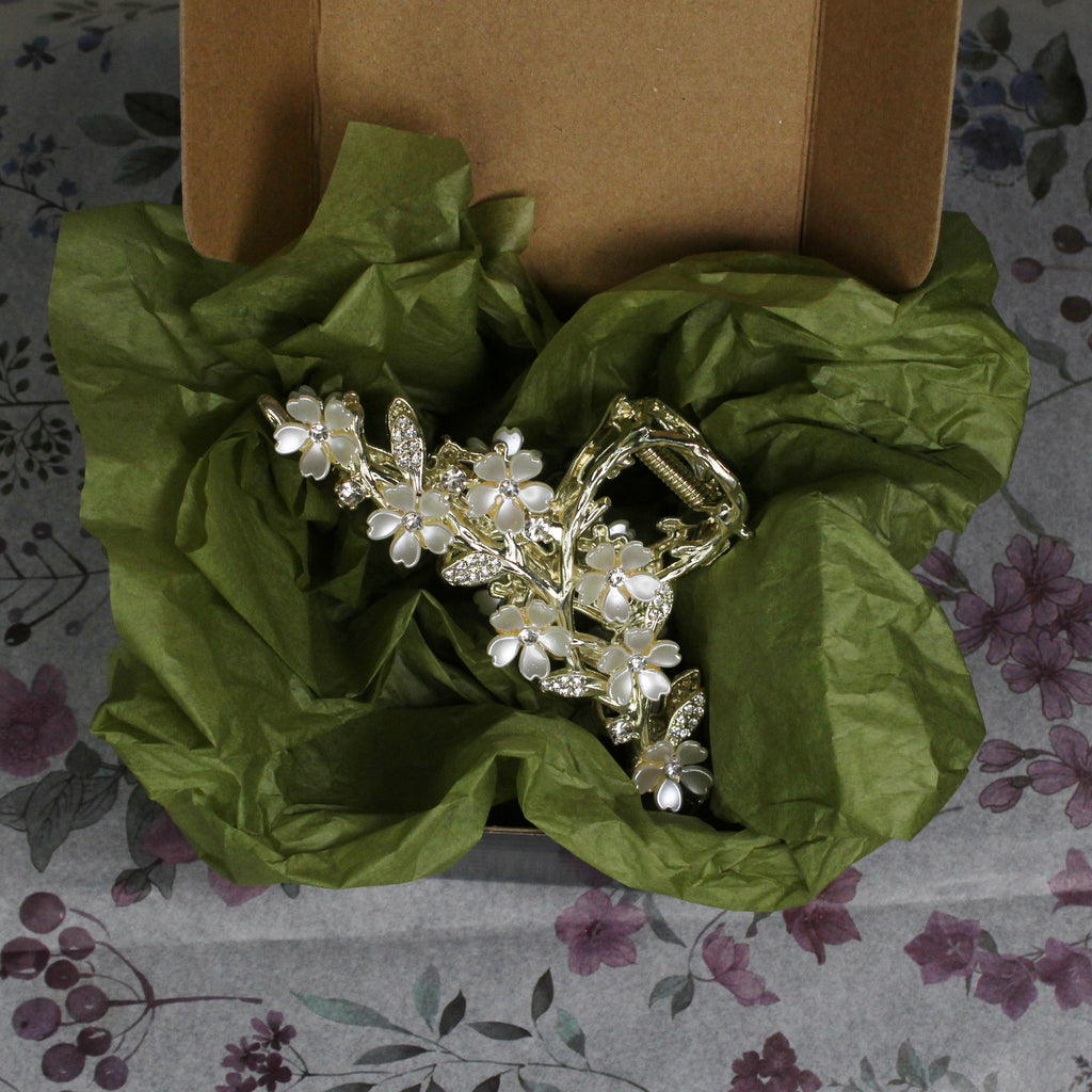 Květinový skřipec do vlasů