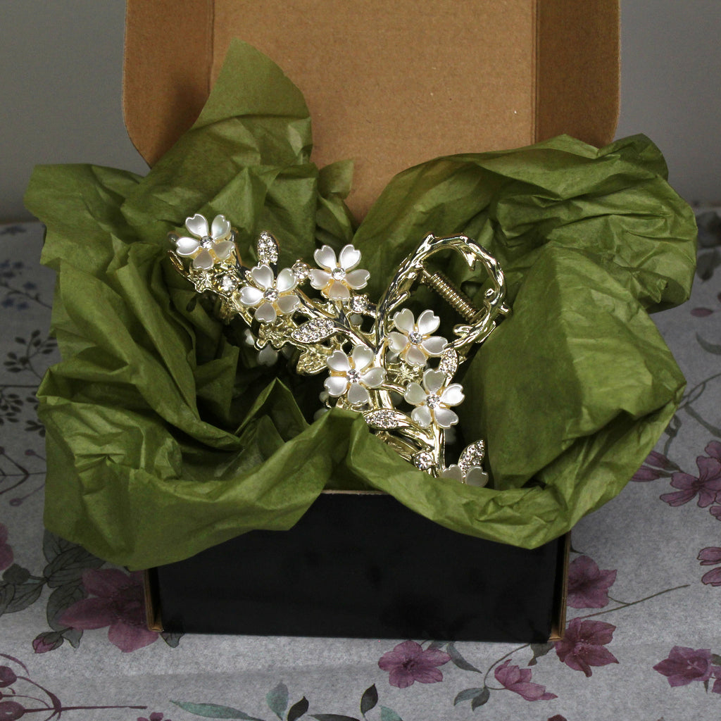 Květinový skřipec do vlasů