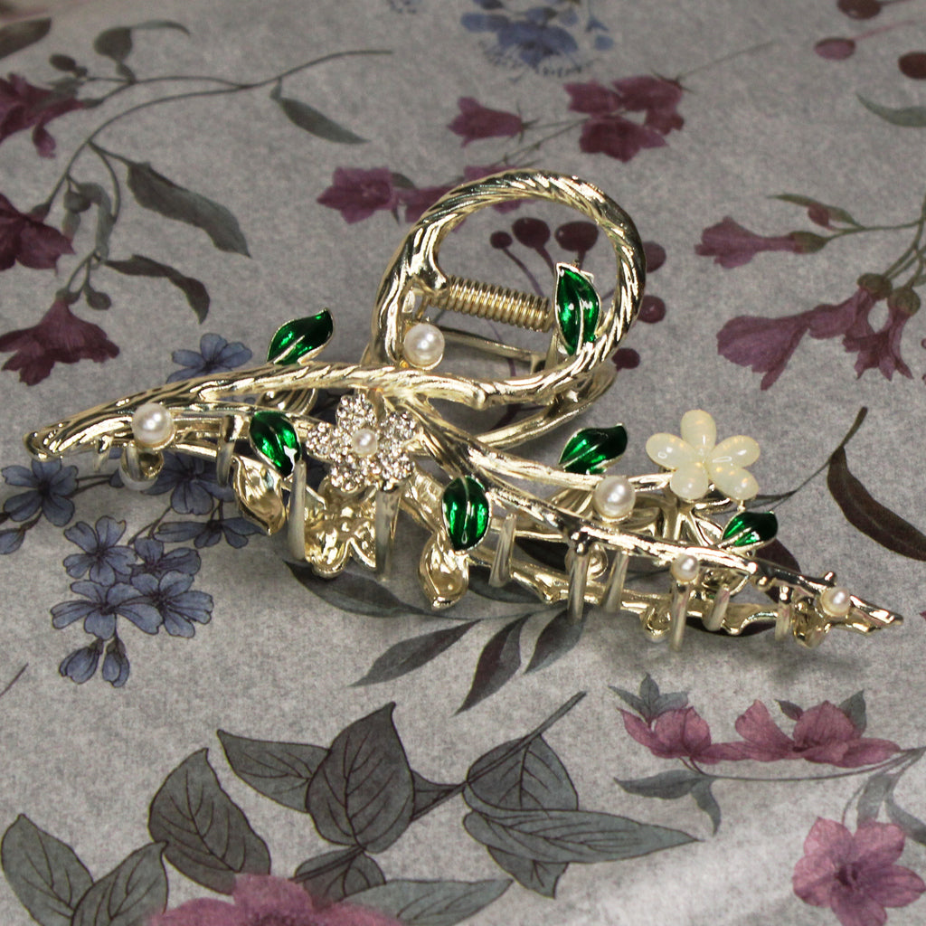 Květinový skřipec do vlasů