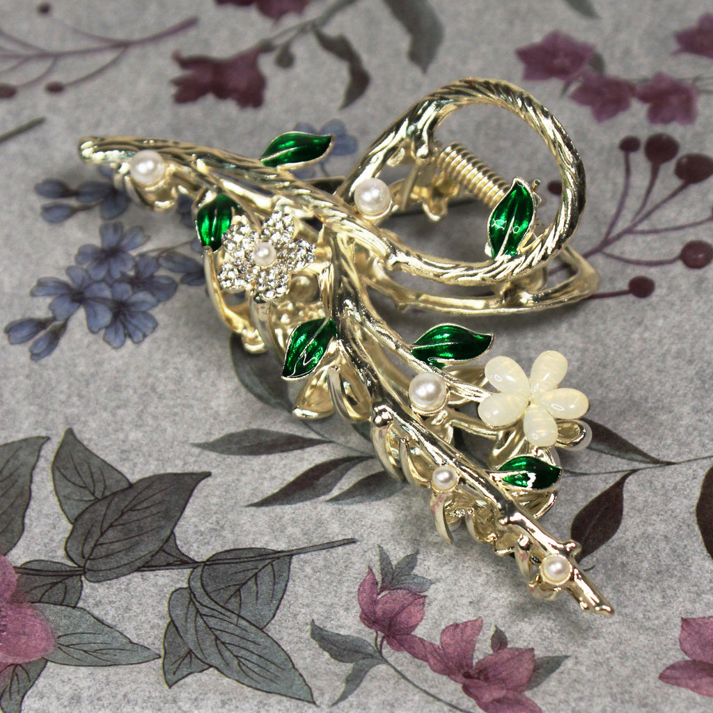 Květinový skřipec do vlasů