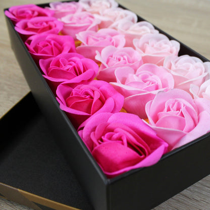Mýdlové růže v dárkové krabici