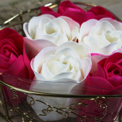 Mýdlové růže - Srdce