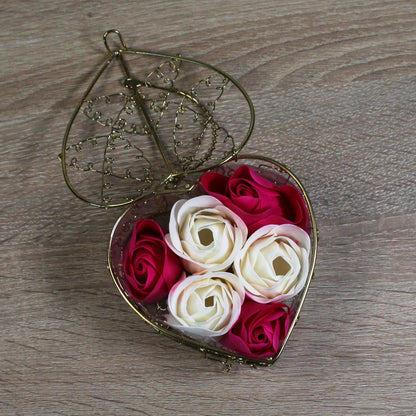 Mýdlové růže - Srdce