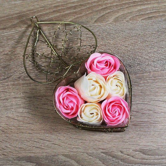 Mýdlové růže - Srdce