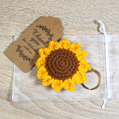 Háčkovaná slunečnice - Přívěšek