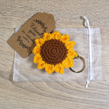 Háčkovaná slunečnice - Přívěšek