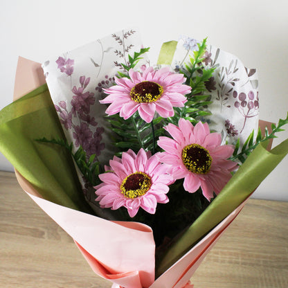 Kytice z mýdlových gerber