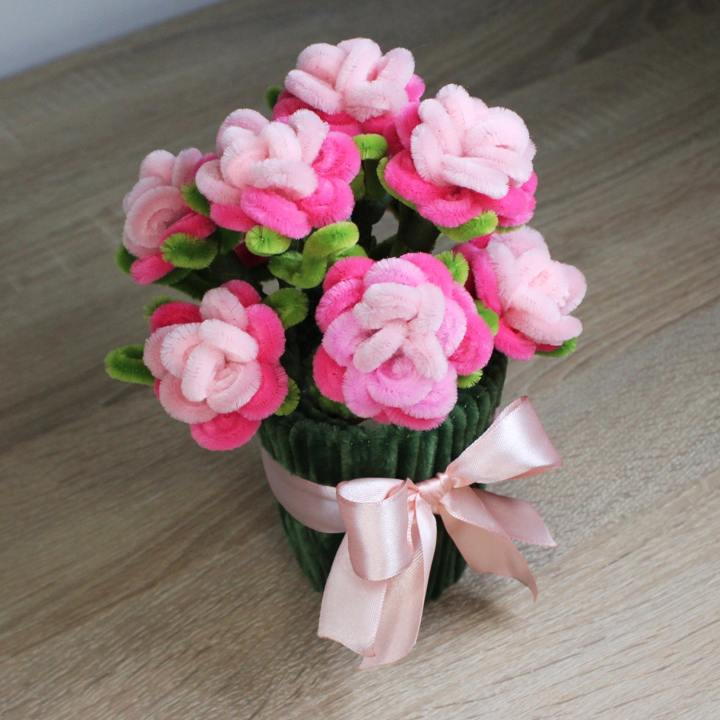 Sada na výrobu trsové růže v květináči - Velká DELUXE