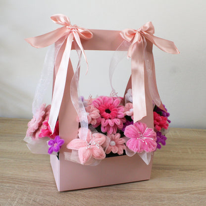 Květinová krabička - Růžová