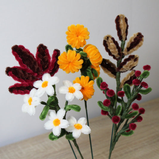 Dárková sada na výrobu podzimní kytice