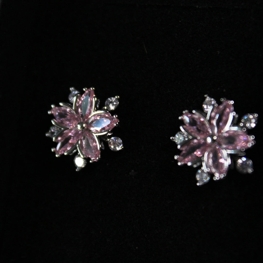 Květinové náušnice - Třešňový květ