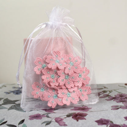 Vyšívaná spona do vlasů 2ks