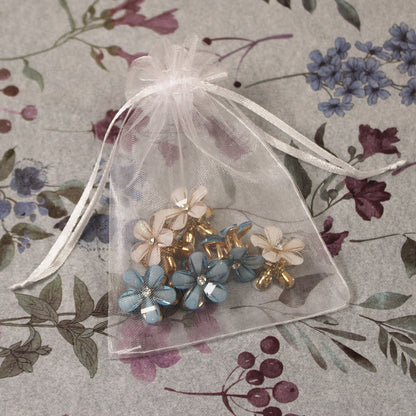 Květinový skřipeček do vlasů 6ks