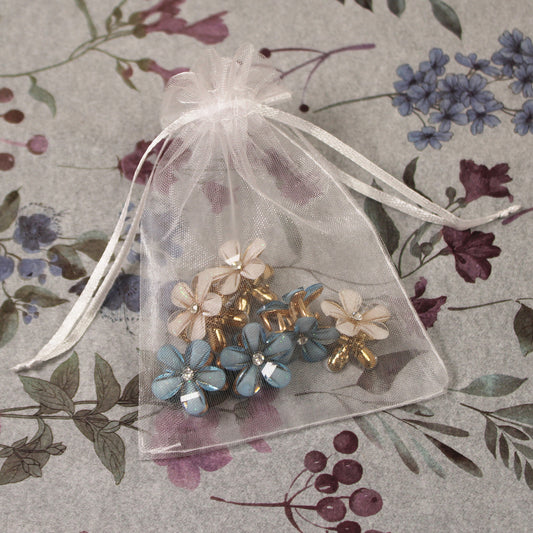 Květinový skřipeček do vlasů 6ks