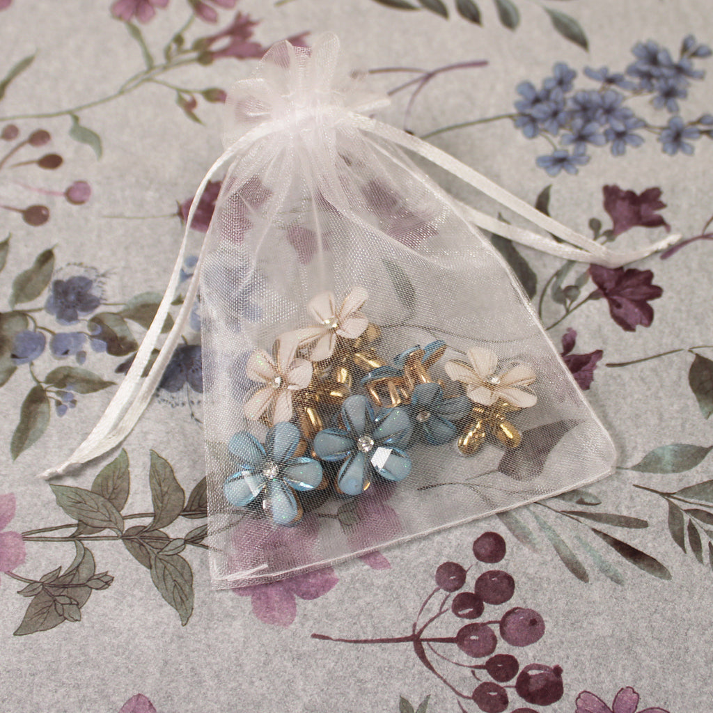 Květinový skřipeček do vlasů 6ks