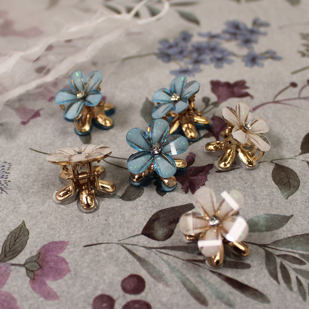 Květinový skřipeček do vlasů 6ks