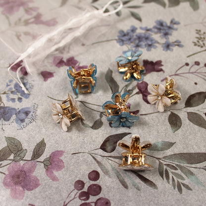 Květinový skřipeček do vlasů 6ks