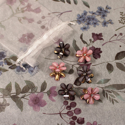 Květinový skřipeček do vlasů 6ks