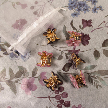 Květinový skřipeček do vlasů 6ks