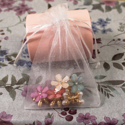 Květinový skřipeček do vlasů 5ks