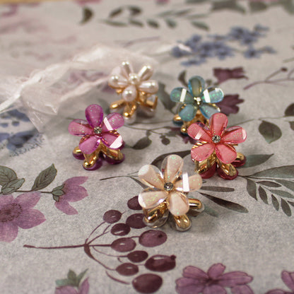 Květinový skřipeček do vlasů 5ks