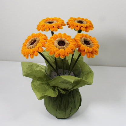 Gerbera oranžová