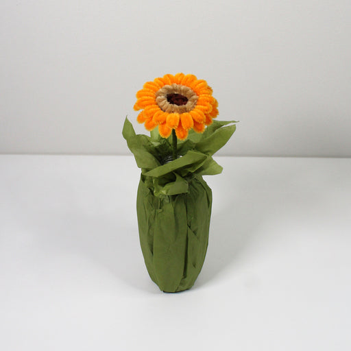 Gerbera oranžová
